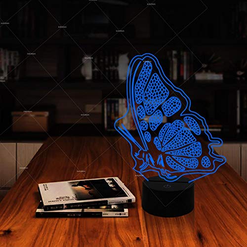 Veilleuse papillon LED réglable pour l'allaitement nocturne dans la chambre de bébé