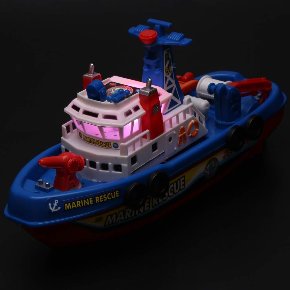 Amazon.co.jp: 海洋消防船 消防船おもちゃ 放水音付き フラッシュ