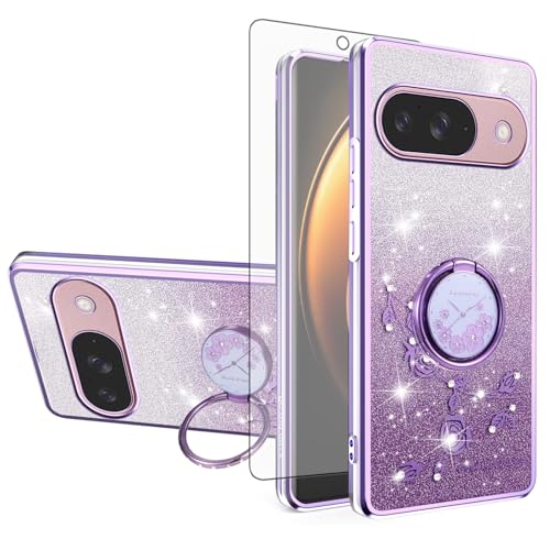 Coque paillettes Google Pixel 10 pour femme au quotidien