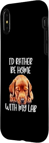 Miniatura 8 de Funda para iPhone 11 Pro Max Fox Red Lab Mom Dad I'd Rather Be Home Labrador Retriever