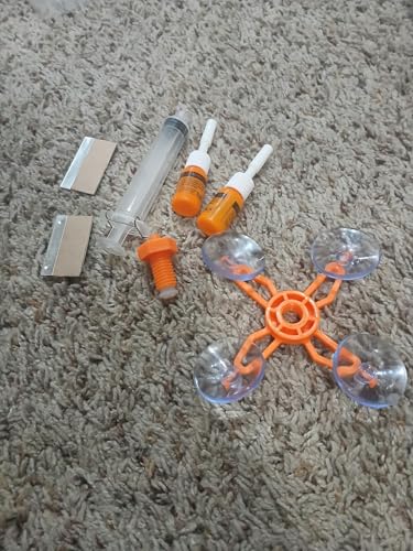 BLUTOKS Upgraded Windshield Repair Kit for Chips and Cracks – Instant Fix for Chips, Cracks, and Bullseyes, High-Pressure Resin Injection Glass Windshield Crack Repair Kit for Long-Lasting (Orange)