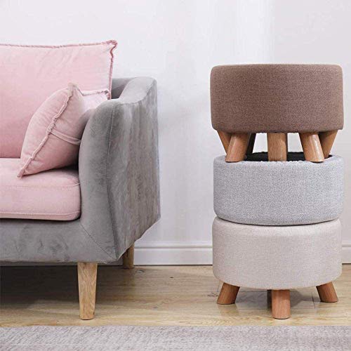 Repose-Pieds Tabouret Bas : Manque de Siège ? Solution Ronde Bleue avec Couvercle - 8