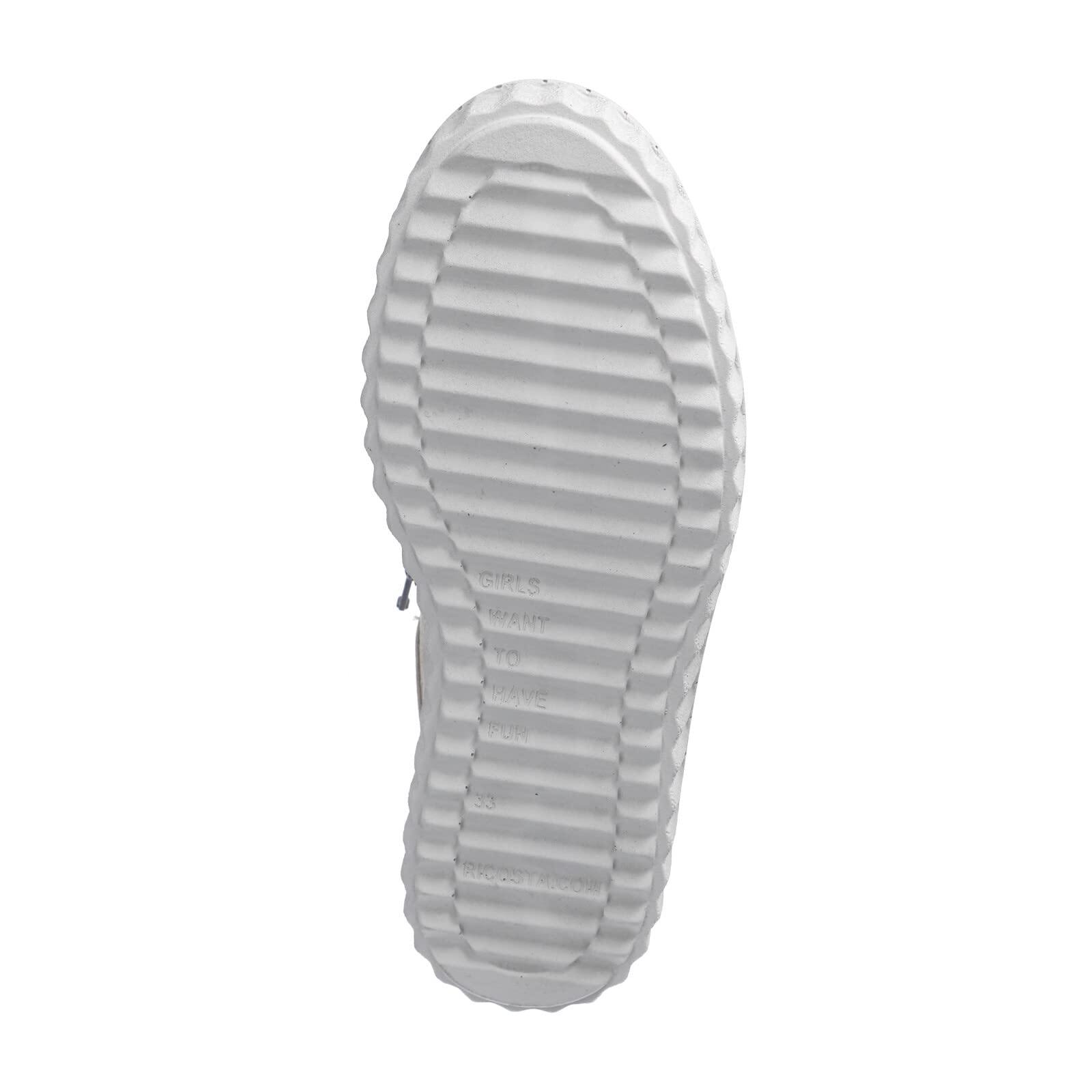 RICOSTA Dziewczęce Low-Top Sneaker JENNA, półbuty dziecięce, luźna wkładka, eukaliptus, 38 EU