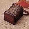 BUBEFSKD Scatola di imballaggio in cristallo di moda antica confezione del prodotto antica gioielli in legno conservazione caramelle mani mani orecchini attuali #2
