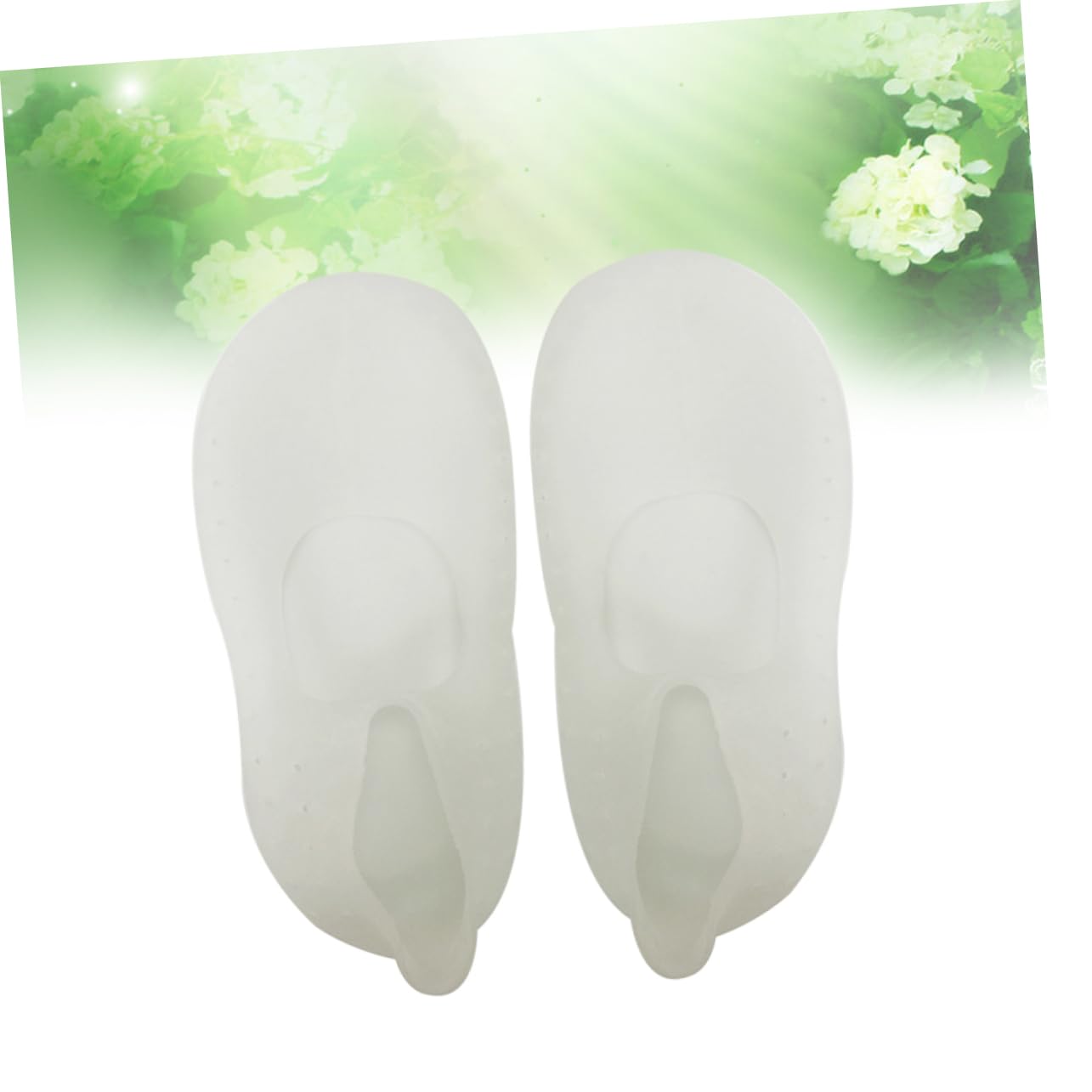 VICASKY Silicone Gel Moisturizing Socks for Dry Cracked Feet Cracking Breathable Boat Socks White Reusable Compatible with All Shoe