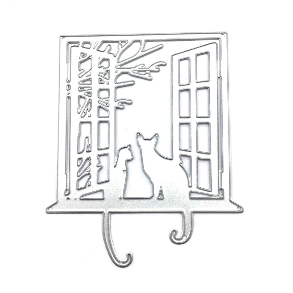 Kalttoy Multicolor Window For Metal Cutting Dies Stencil Scrapbooking Album Stamp Paper Card Embossing Decor Die Stencil