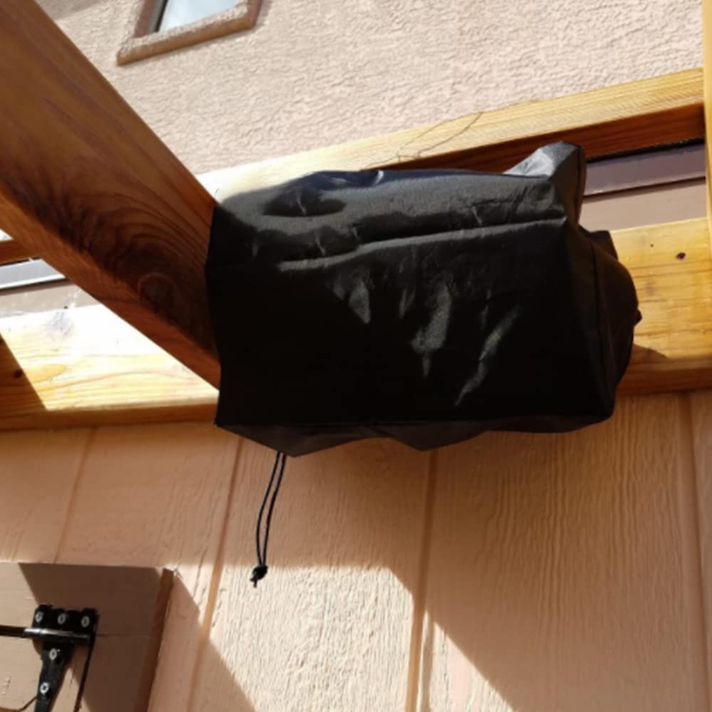 2 coperture per altoparlanti da interni ed esterni, impermeabili, impermeabili, per patio, Bluetooth, mini altoparlanti, protezione antipolvere (2 pezzi, nero)
