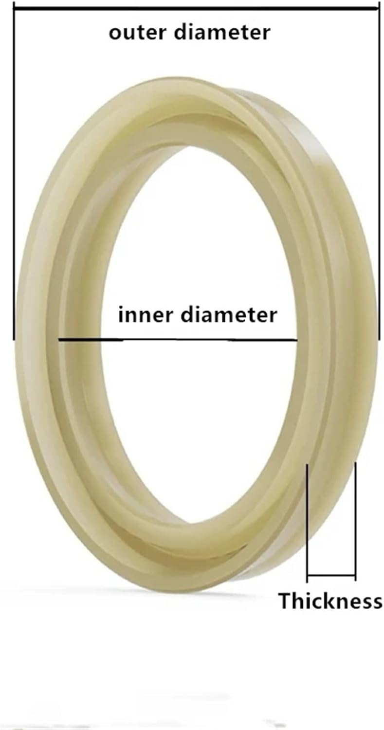 IDI Type Polyurethane Piston Rod/shaft Oil Seal Ring Hydraulic Seal IDI80~300mm(IDI 180 205 16,1pc)