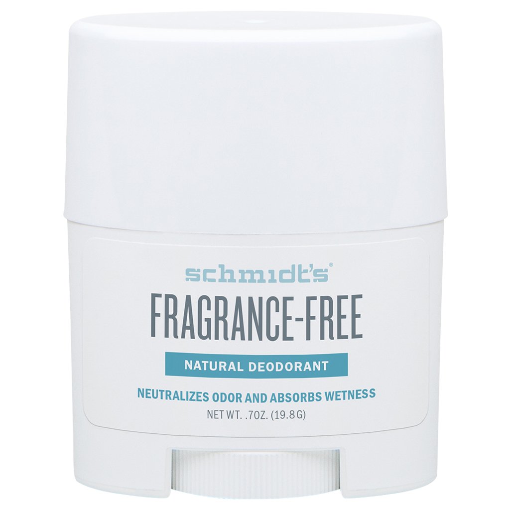Schmidt's FragranceFree Natural Deodorant Stick Travel Size 0.7 Ounce Beauty