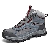 Genérico Bambas HombreBotas de Senderismo para Hombre Trekking Montaña Correr Libre Acampada Aventura Exterior (Grey, 40)