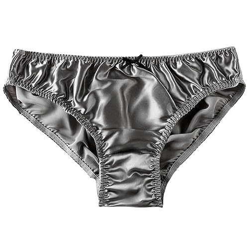 Culotte en soie de mûrier anti-irritation sous-vêtement à lacets