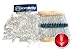 microtivity IL412 5mm Clear Red LED w/ Resistors (Pack of 100)