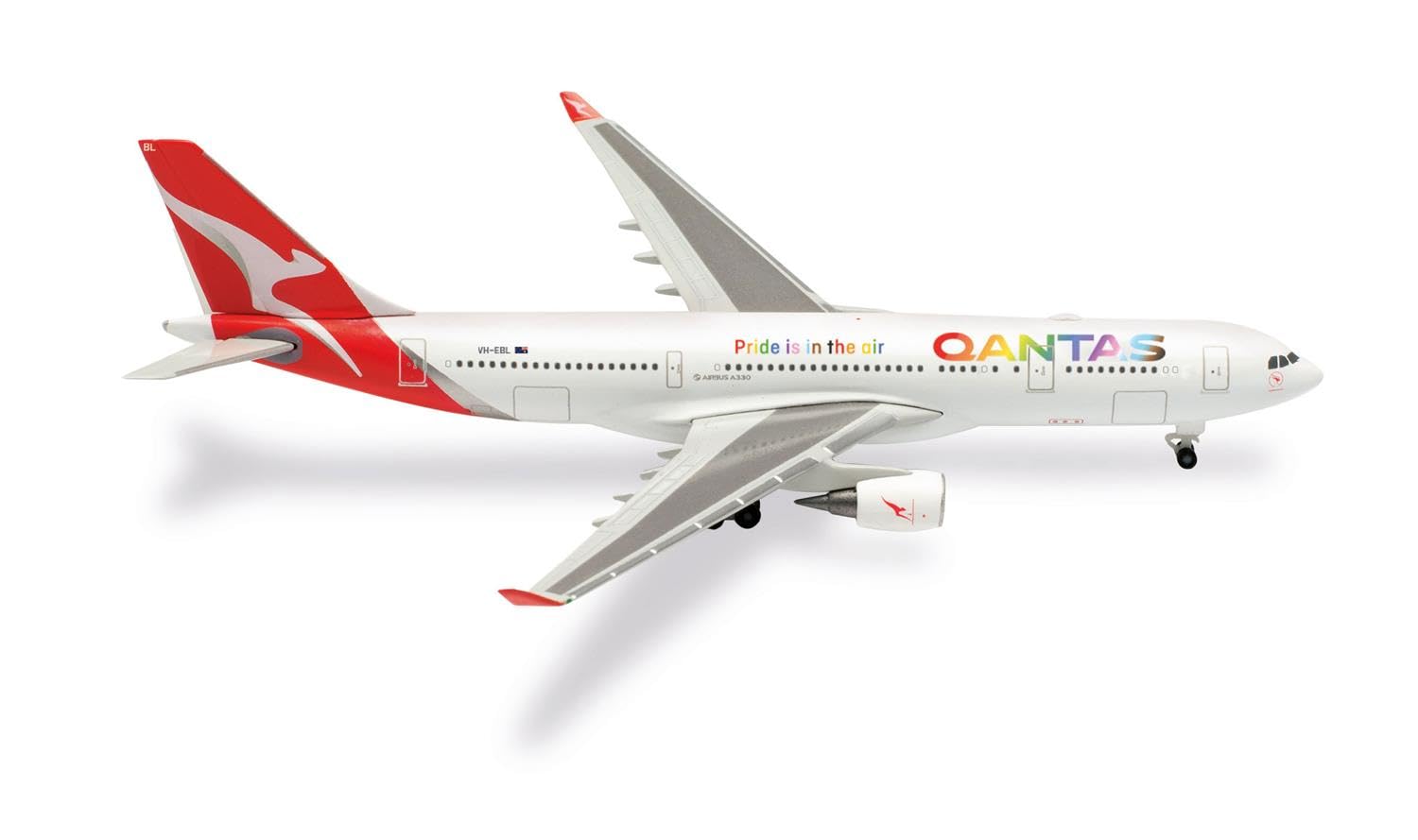 herpa Modellflugzeug Qantas Airbus A330-200 – VH-EBL Whitsundays
