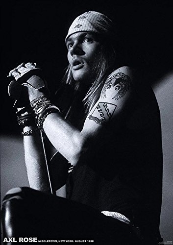 GUNS N' ROSES フレーム入り写真 495枚限定 Axl Rose Guns 'n Roses Axl Rose 1988 Poster 59 x 84 cm : Amazon.co.uk: Home