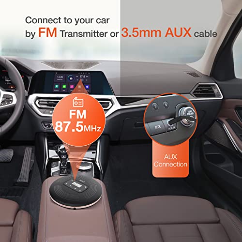 Hott Cd903Tf Rechargeable Portable Cd Player With Bluetooth For Car With Aux Output And Fm Transmitter,Touch Buttons ,Headphones Anti-Shock Protection-Black #TOP4