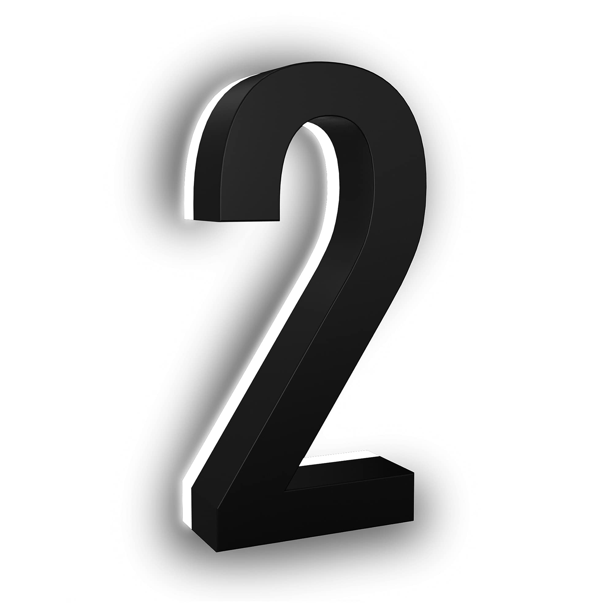 Buy LN LUMANUMBERS 5 Inches House Numbers ABS Polymer Backlit LED Buy ln lumanumbers 5 inches house numbers abs polymer backlit led