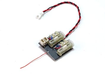 2.4G 4CH/5CH/6CH/7CH Mini Receiver Support DSM2/ DSMX Protocol Built-in Brushed /Brushless ESC Regulator RX244