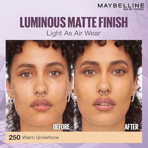 Image of Maybelline New York Super Stay Lumi Matte Liquid Foundation, 250 | 30HR Long Lasting, Lightweight, Suitable for all Skintypes
