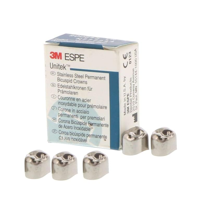3M ESPE 900435 Unitek Stainless Steel Crown Forms 2nd Molar #5 Lower Left 5/Pk