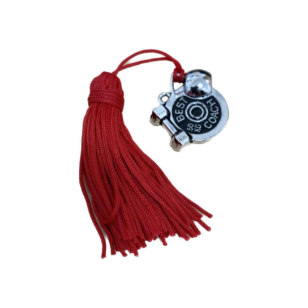 Generico Ciondolo Pesi Scienze Motorie con Nappina 2.3x2.3 cm BOMBONIERA Laurea