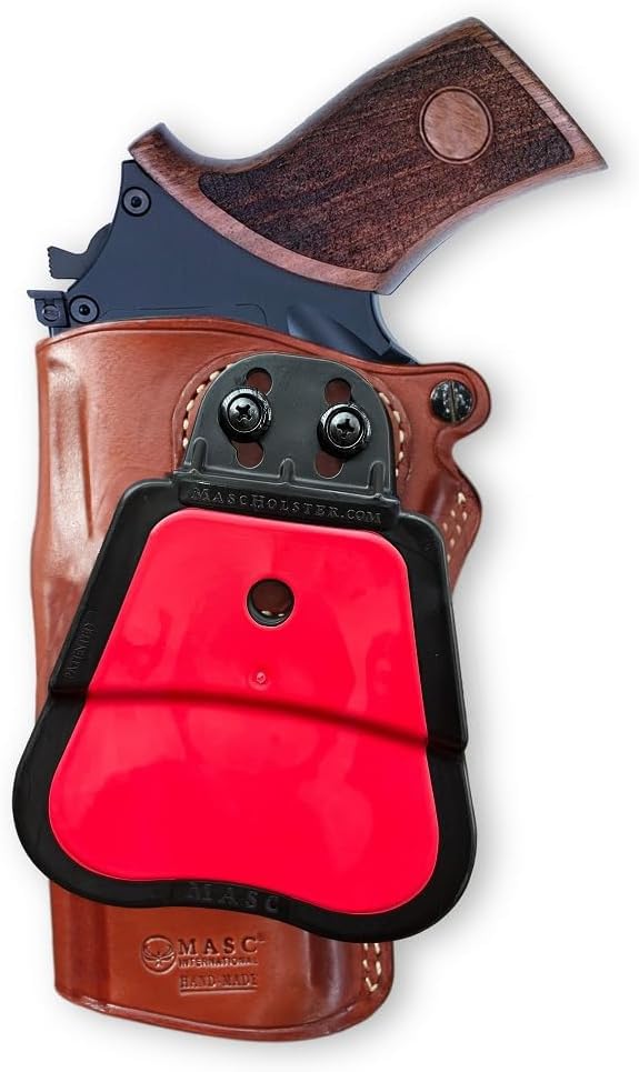 Amazon.co.jp: Mascレザーパドルホルスター( OWB ) with Open Top for