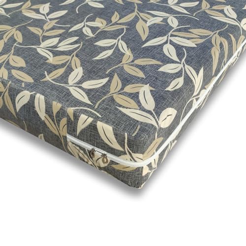 Image of WELLFIT Premium Glace Cotton 300 TC Mattress Cover /Protector for Single Size Bed with Zip /Chain /3x6 ft / 36x72x6 inch
