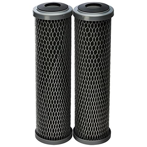 Culligan SCWH-5 Standard-Duty Whole House Water Filter Replacement Cartridges, 2-Pack, Black Cover