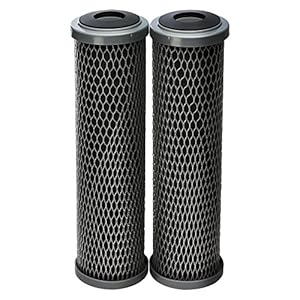 Culligan SCWH-5 Standard-Duty Whole House Water Filter Replacement Cartridges, 2-Pack, Black