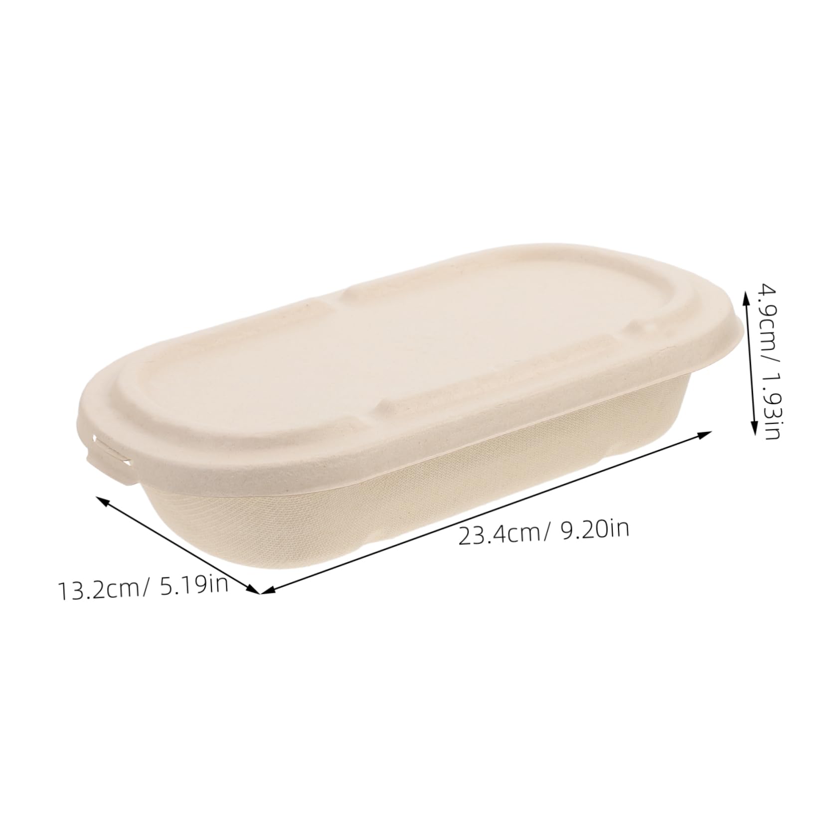 25 Set Carta Pulp per Takeout e Meal Prep per Insalate e Sushi