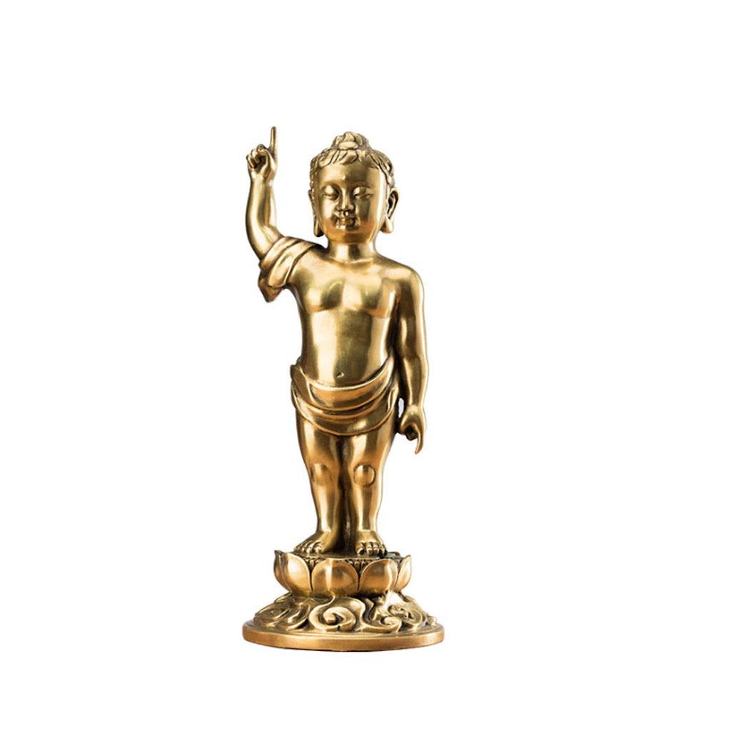 Amazon.co.jp: 仏像純銅サキャムニ仏像ラブリープリンスブッダフィギュ 