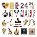 NBA Basketball Lakers No.24 Black Mamba Kobe Bryant Autocollant Étanche 24PCS