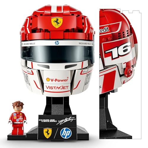 Image of LEGO Editions Scuderia Ferrari HP Charles Leclerc Helmet - F1 Merch - Display Set - 43014