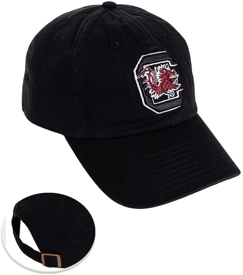 Desert Cactus University of South Carolina Baseball Hat Gamecocks USC Brimmed Embroidered Cap Adjustable Cloth Strap Adult