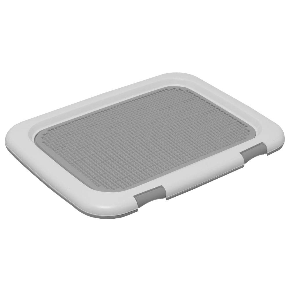 Buy Iris Ohyama, Training pad holder / puppy training tray, grid for dry paws, 2 latch closure