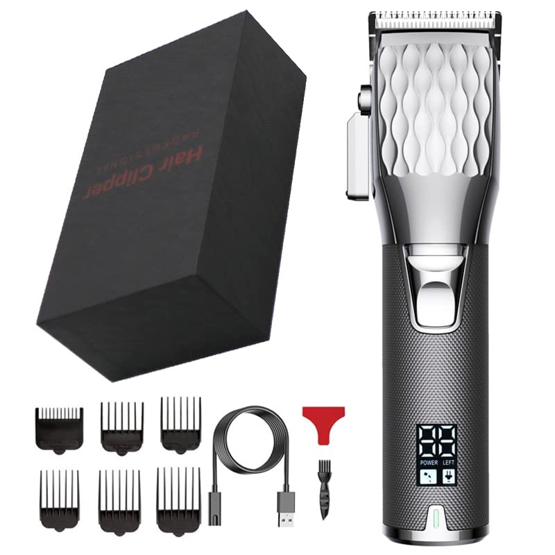 Miniatura 7 de CRIVERS Cortadora de pelo para hombres, profesional recargable, corte de pelo de peluquería para hombres, máquina de corte de pelo eléctrica