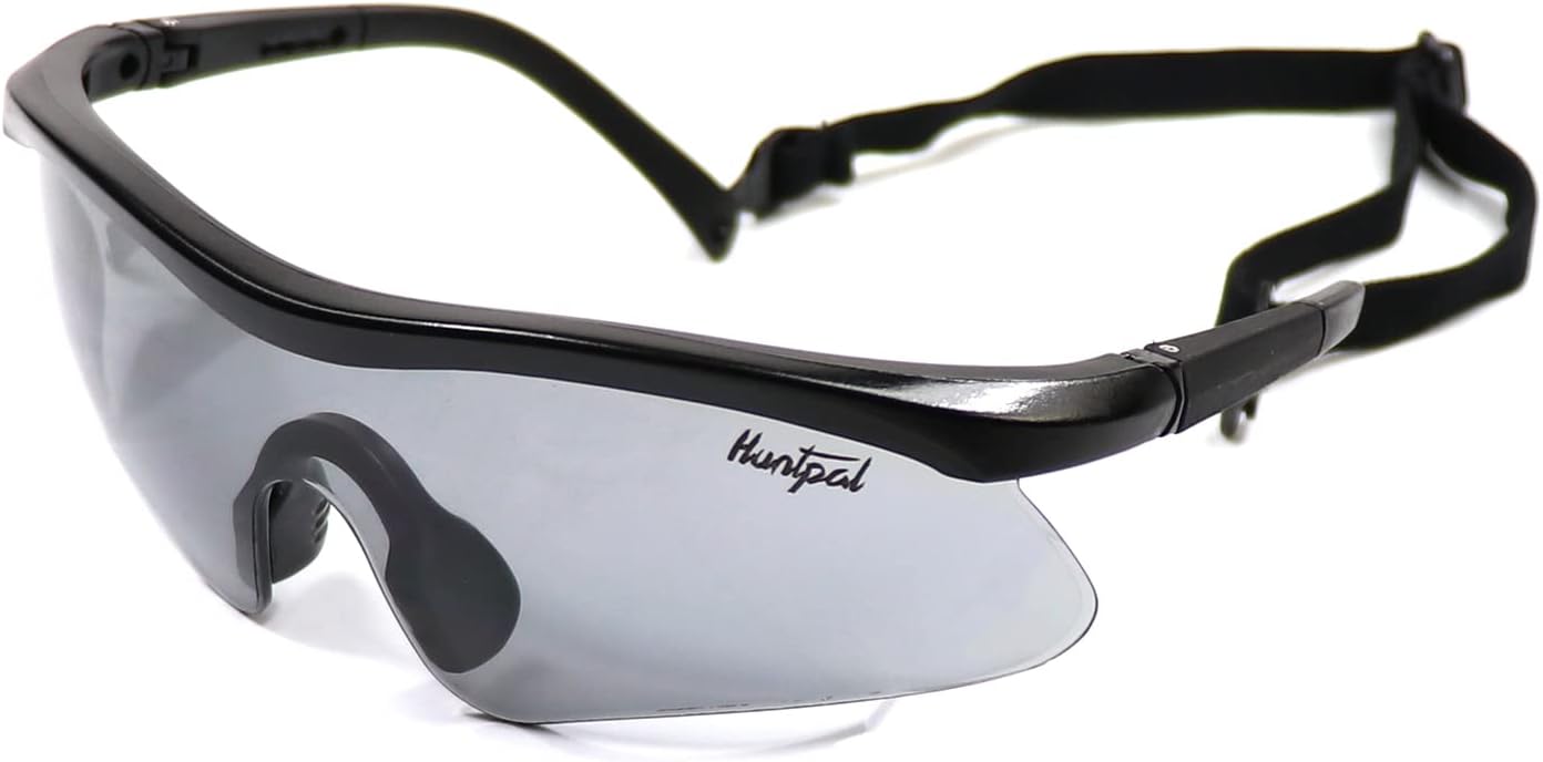 HUNTPAL Shooting Glasses Shooter Safety Hunting Sunglasses with 4 Interchangeable Lenses, Impact & Scratch-Resistant Eye Protection Half-Frame Goggles for Hunter - Image 2