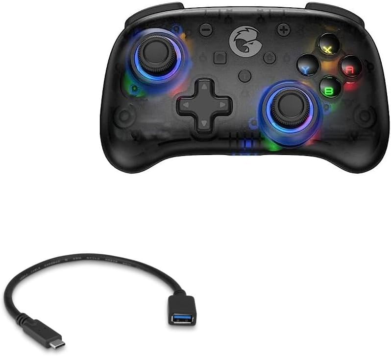 BoxWave Cable compatible con GameSir T4 Mini - Adaptador de expansión USB, añade hardware conectado USB a tu teléfono