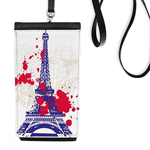 Smartphone bourse en cuir suspendu Tour Eiffel idéal pour vos balades à Paris