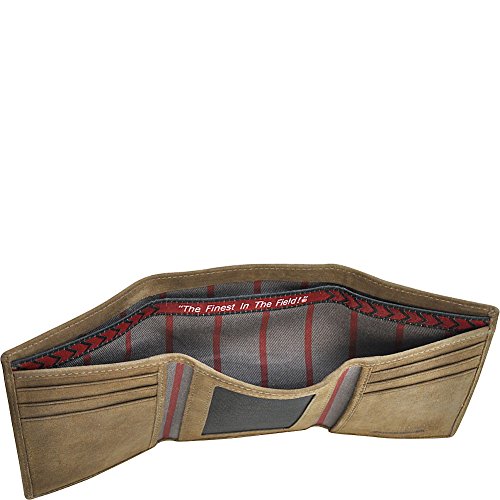 Rawlings Men's Double Steal Trifold, Brown, One Size4