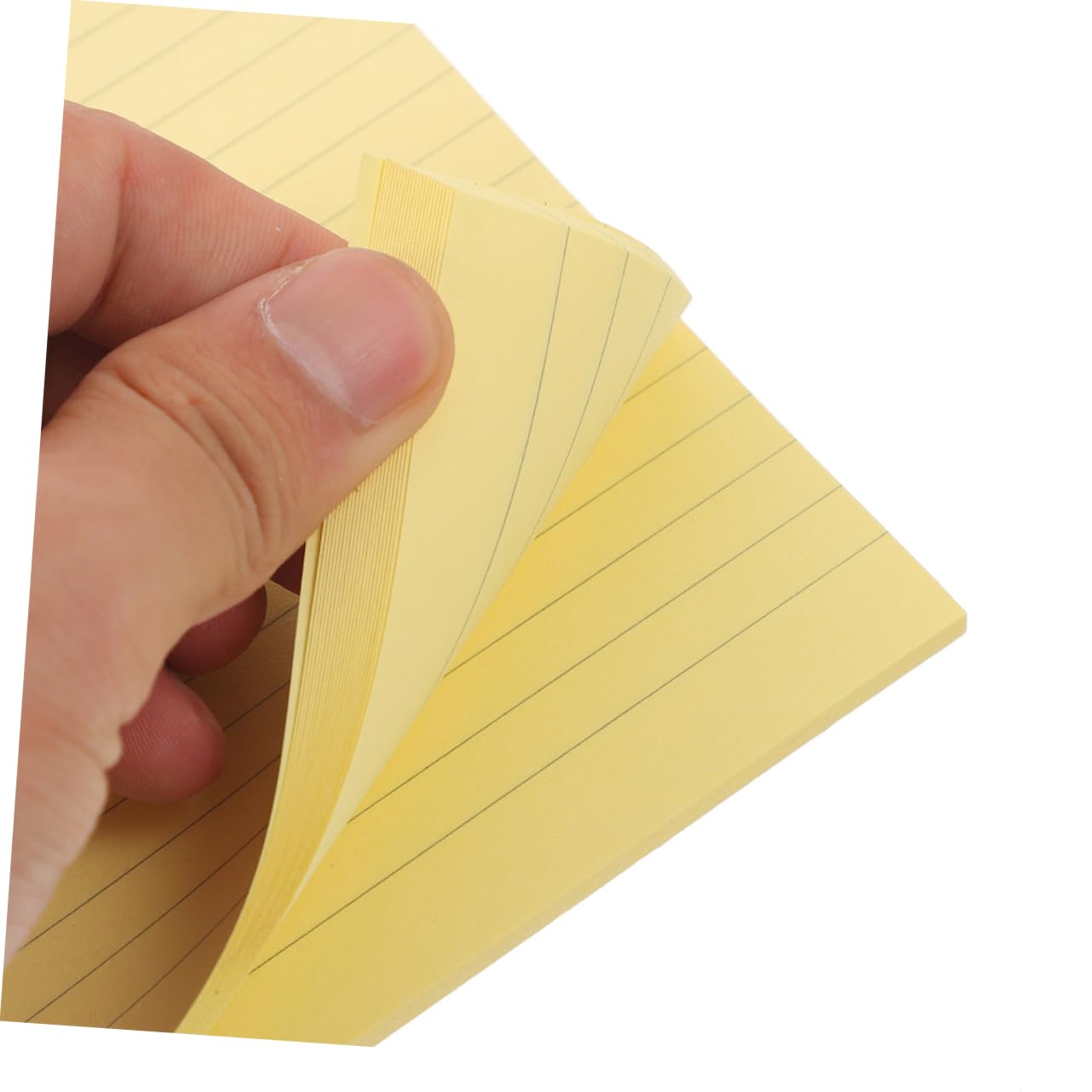 LALAFINA 50fogli Foglietti per Appunti Gialli Blocchetto Appunti Righe Blocchi per Scrivere Strappabili Carta Legale Portatile Forniture per Ufficio Utili per Studenti e Lavoro