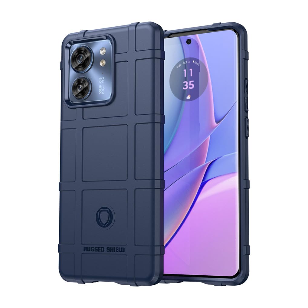 SEAHAI Custodia Per Motorola Edge 40 Pro – Protezione Militare Anti-caduta – Morbida Al Tatto, Con Microfibra Interna – Nero