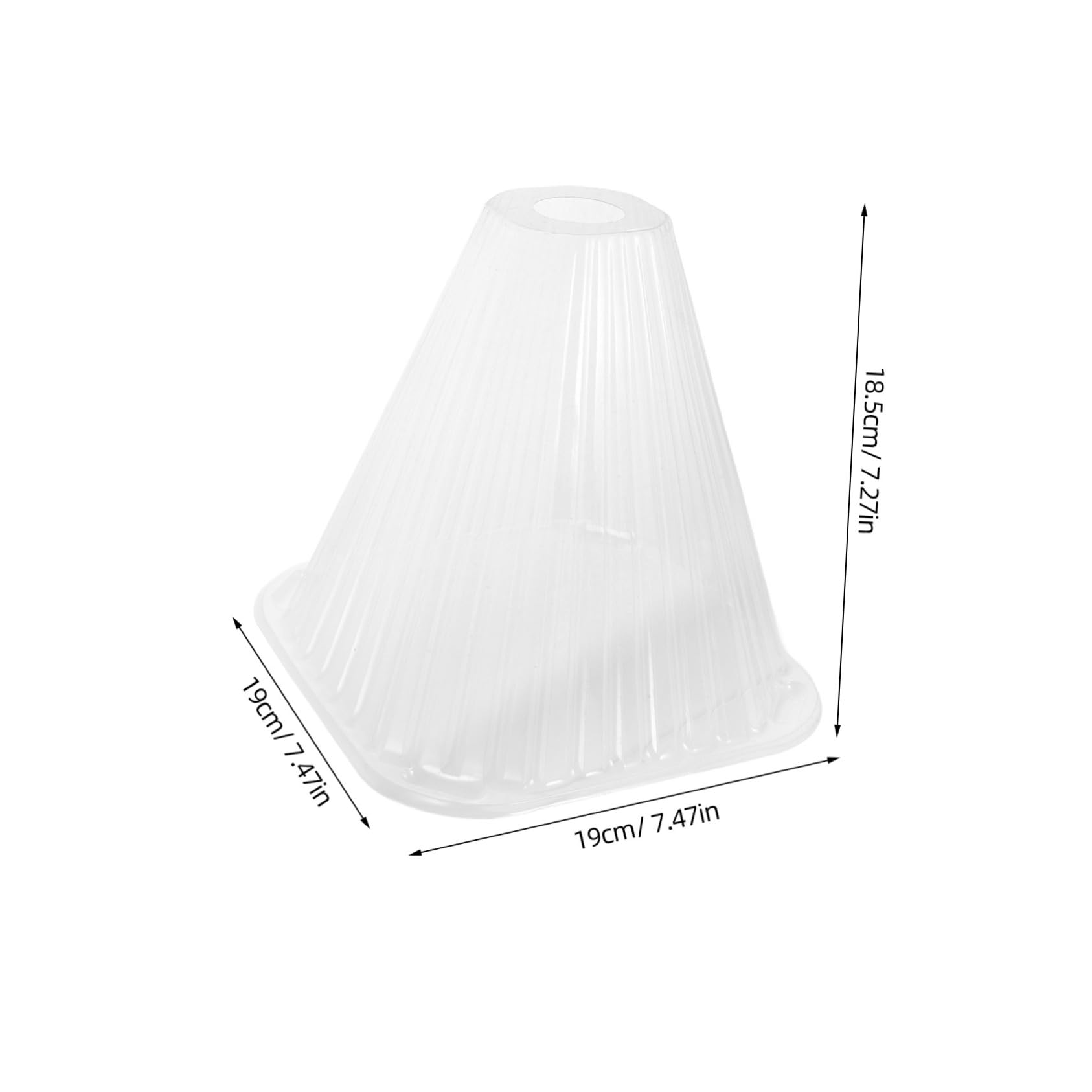 Toddmomy Cloche Conique de Protection pour Plantes, Lot de 10, Pet