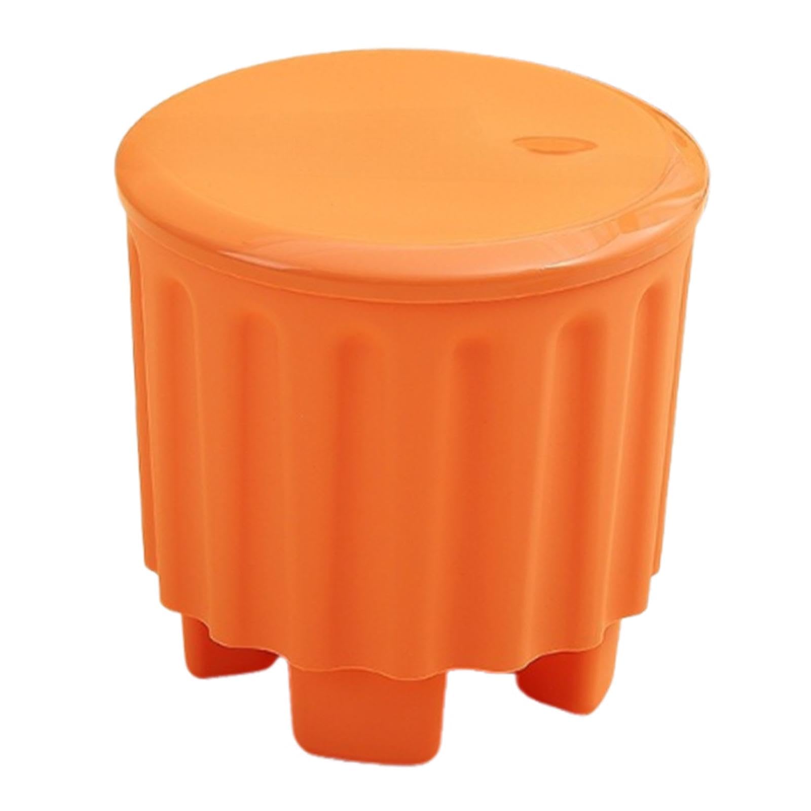 Gralara Pouf Contenitore 28 * 27.5 Cm, Ottomane per Camerette Realizzato in Pp Ispessito, Sgabello Contenitore per Porta, Cameretta Dei Bambini per Cambiare Le Scarpe Et Giocattoli, Balcone