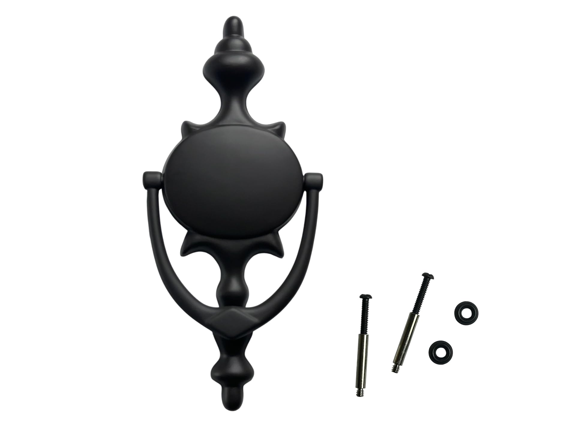 Heurtoir de porte en laiton massif bronze huilé 19 cm QCAA, quincaillerie de porte extérieure
