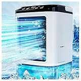 climatiseur portable pas cher  VVLXRIC Refroidisseur d\'air Portable USB USB 3 Vitesses Climatiseur Potable Muet Atomiser Climatisseur Mobile pour Le Bureau Le Dortoir À Domicile Etc