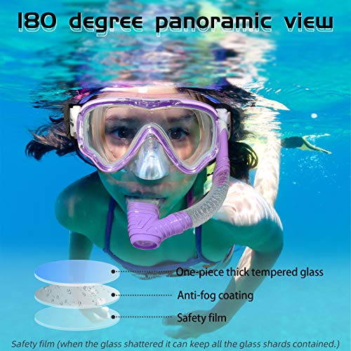 Seago Kids Swim Goggles con Cubierta para la Nariz Antiempañante para Niños 5-15 años miniatura 4