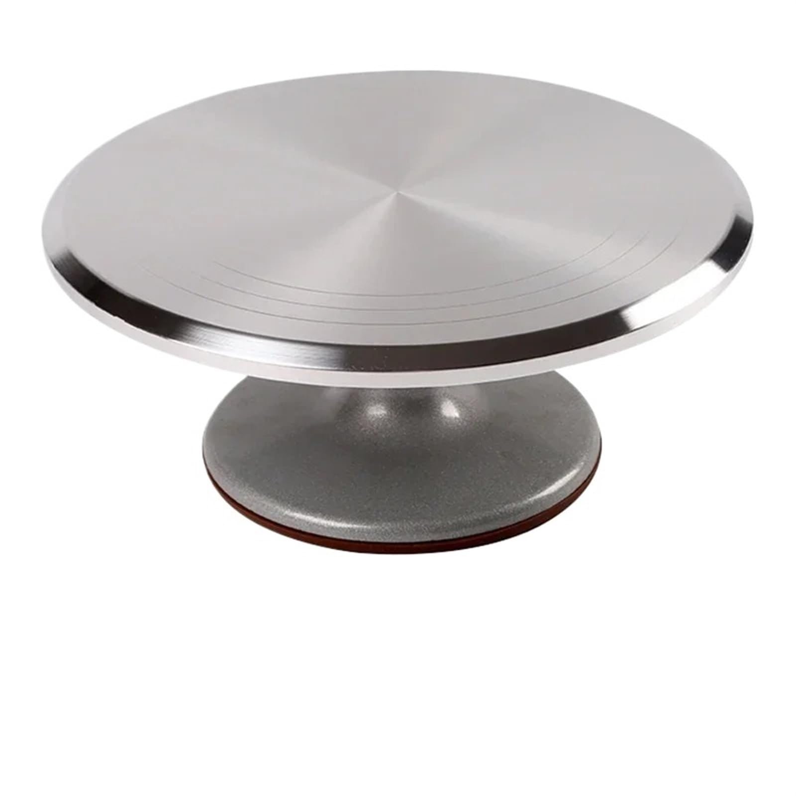 GSCLZ Cake Turntable DIY Cake Stainless steel cake Turntable Mold Plate Rotating Round Cake Decorating Tools Rotary Table Pastry Supplies Stand For Cake Decorating(10inch)