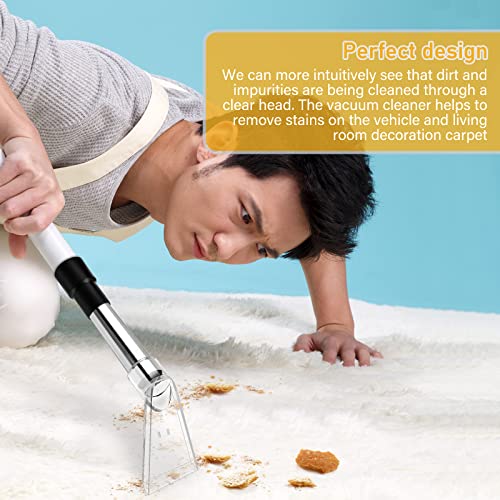 High Pressure Steam Cleaner Accessory: Yidm 1 Pc High Pressure Steam Cleaner Manual Cleaning Extractor With Viewing Large Head, Carpet Vac Extractor Attachment For Furniture Sofa Seat Carpet And Car #TOP3