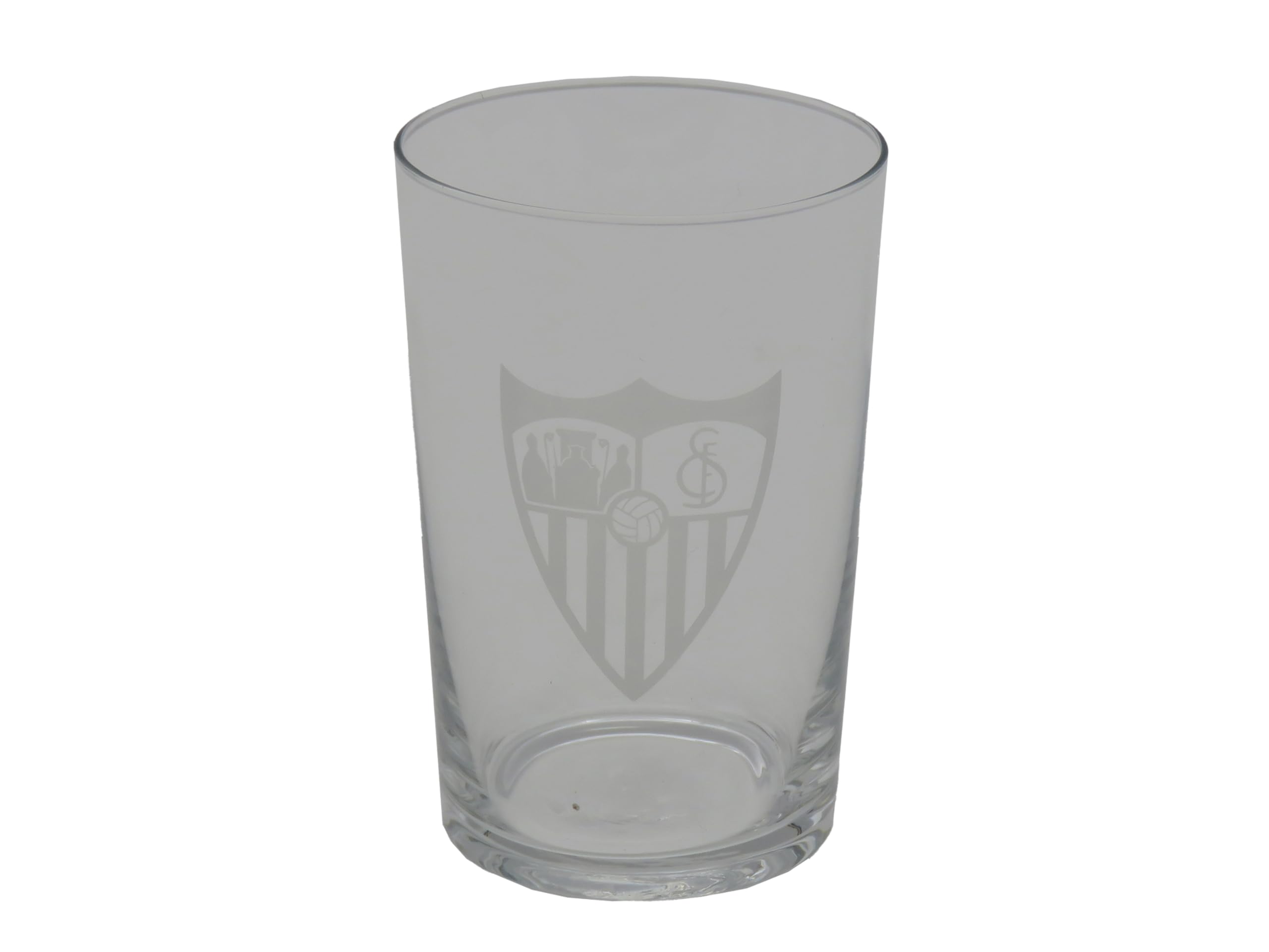 CyP Brands Sevilla FC Water Glass Durable Dishwasher and Microwave Safe 270ml Capacity Official Product