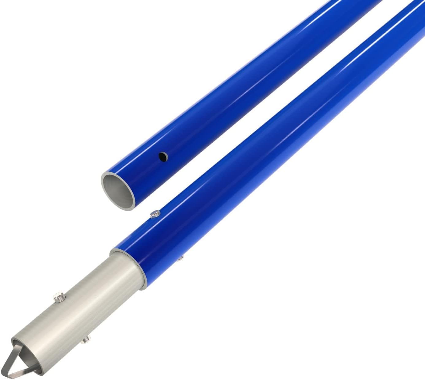 Bon Tool 4' Aluminum Button Handles Easy to Join & Fit Most Standard Handles & Adapters 1-3/4" Diameter 1-3/4" - 4'